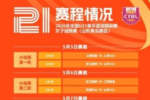 全國U21女籃賽程出爐 雙賽區5天20賽