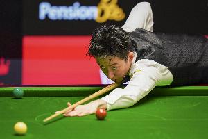中國選手第八次打進世錦賽四強，丁俊暉3次，趙心童、吳宜澤各1次