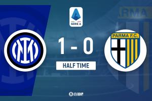 半場-國米暫1-0帕爾馬 圖拉姆破門巴雷拉中橫梁