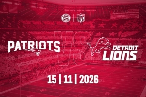 拜仁確認NFL慕尼黑賽對陣：11月15日底特律雄獅vs新英格蘭愛國者
