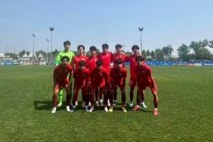 中青賽（男子U20組）排位賽第二階段，上海海港U20隊前3輪2勝1負