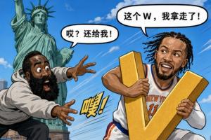 紐約購物爽呱呱 登哥開心把禮撒 釘掉一地把胎扎 才覺大頭已偷家